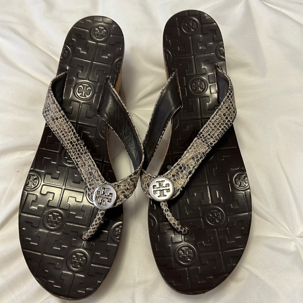 Tory Burch Thora cork wedge heel